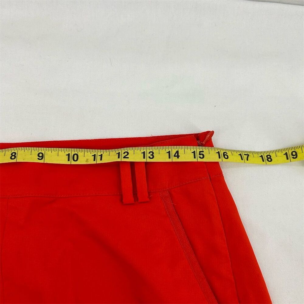 Puma Women's Orange Golf Skort Size 4 Athletic Built-in Shorts Pockets - Picture 8 of 9